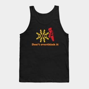 Don't Overthink It - Abraham Lincoln Pop Art Tank Top